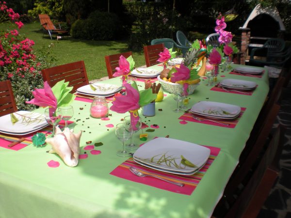 Jolie table de mariage champêtre