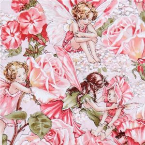 Tissu Flower fairies "Sweet Garden" par Michael Miller