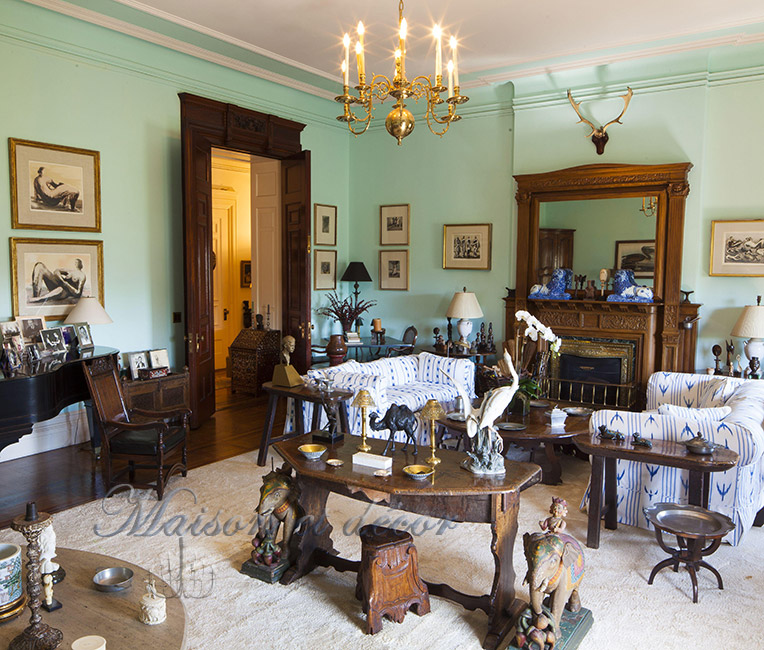 Le grand salon à l'époque de Lauren Bacall