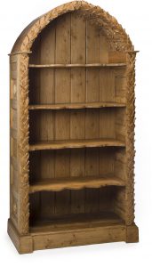 Bibliothèque demi-dôme en pin