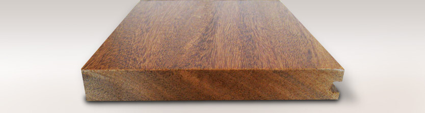 Le parquet massif est fait d'une seule pièce