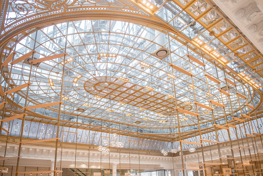 Vue d'ensemble du nouvel espace du Bon Marché. 
