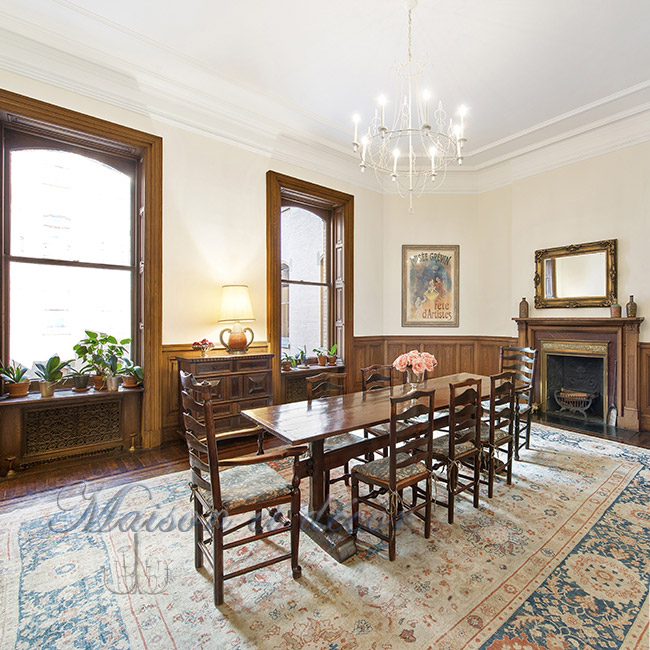 Salle à manger de Lauren Bacall