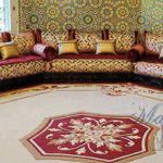 Le salon marocain est organisé comme une tente