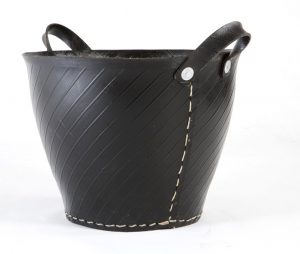 Panier à bois en pneu, Tematech